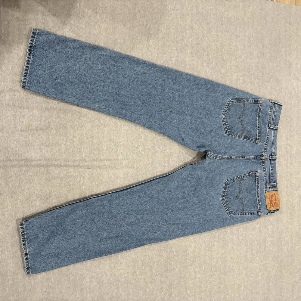 Levi's 505 Regular Fit Straight Leg Jeans‎ Men's 38x30 Medium Wash Blue Denim
